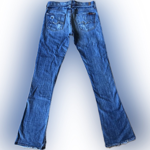 7 For All Mankind | The OG Bootcut | Detailed Embroidered Back Pocket Jean - Picture 3 of 5